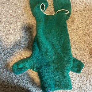 Little Beast Cozy Green Fleece Dog Sweater